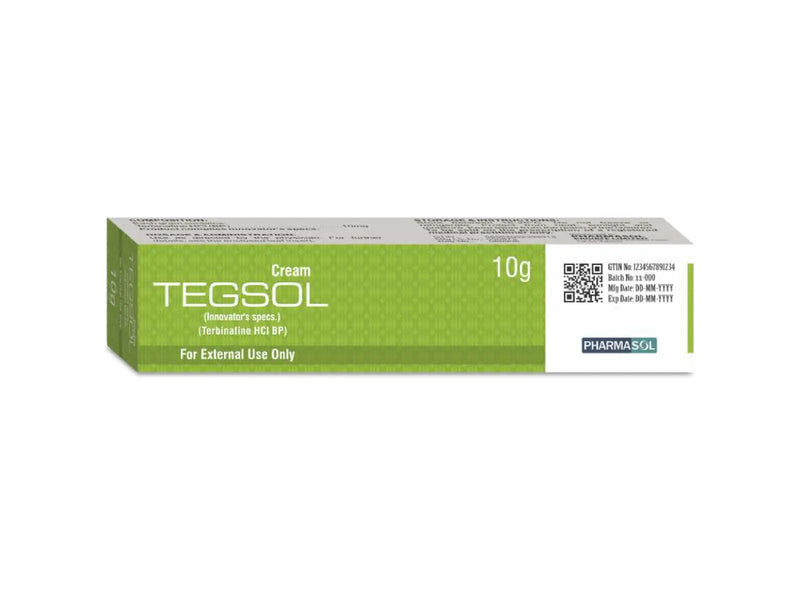 Tegsol Cream – Terbinafine HCI 10mg for Fungal Infection & Skin Care