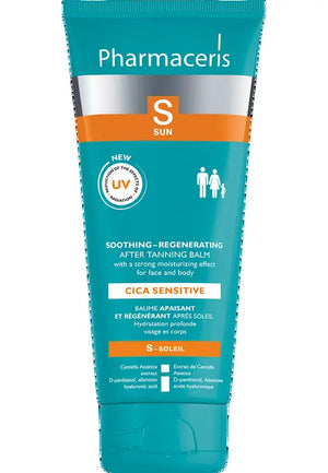Pharmaceris S SPF 50+ Soothing Regenerating After-Tanning Balm CICA Sensitive 200ml tub