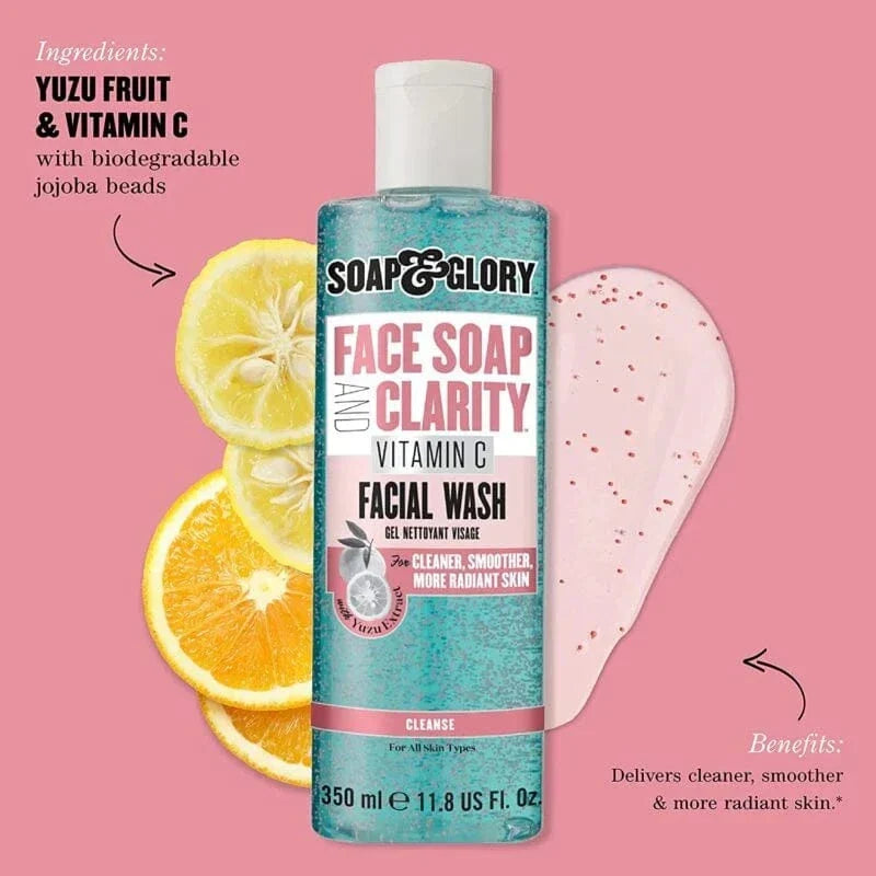 Soap & Glory Face Soap & Clarity Vitamin C Facial Wash 350ml