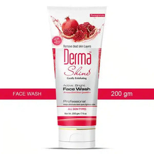 Derma Shine Active Bright Face Wash 200ml — front view