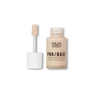 MUA Pro Base Long Wear Matte Finish Foundation Shade 102 - front view | Derma.pk