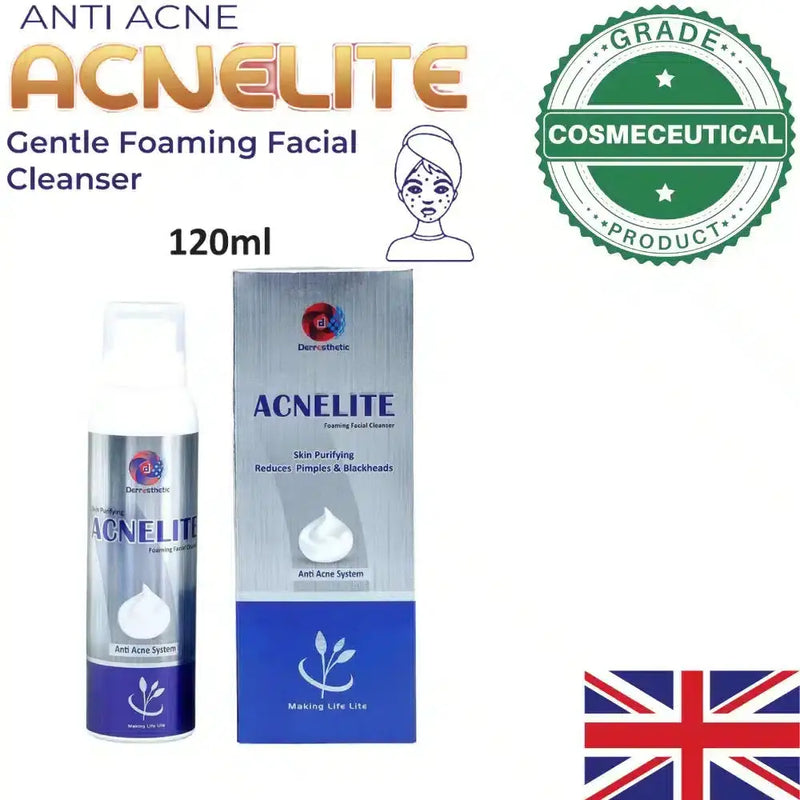 Acnelite Foaming Facial Cleanser — Reduces Pimples & Blackheads