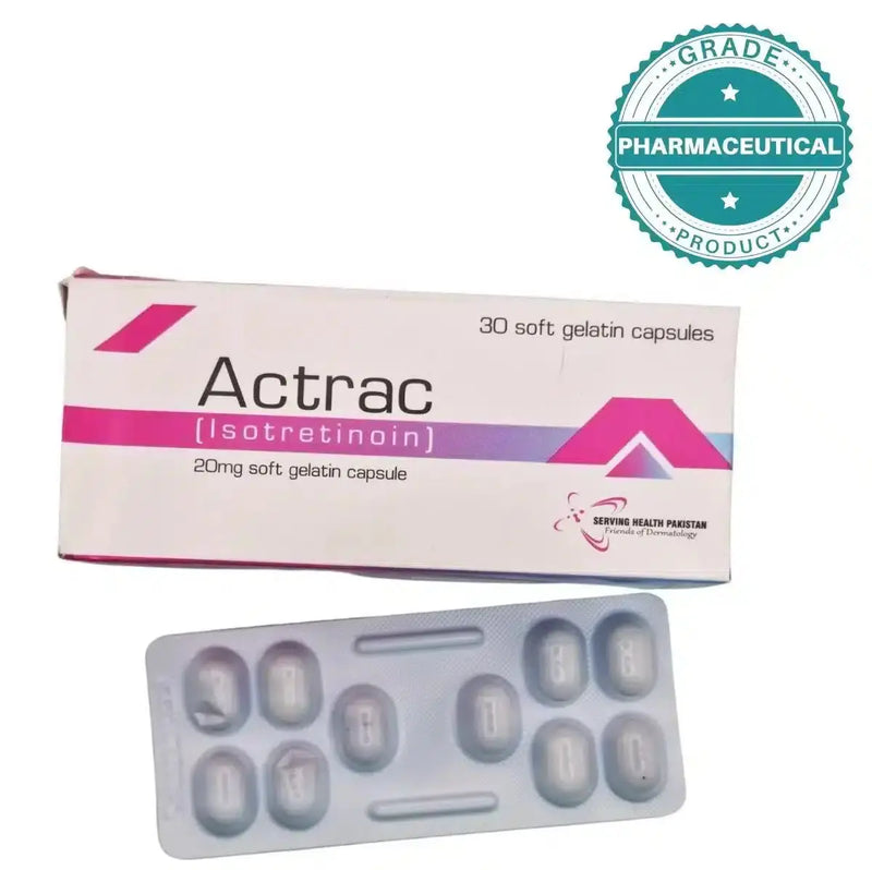 Actrac (Isotretinoin) Capsule 20mg — Pack of 30