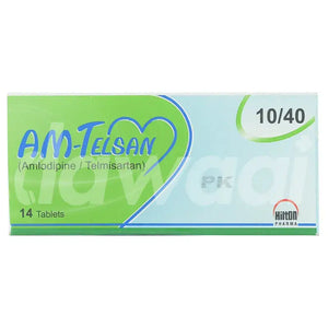 Am Telsan 10/40mg Tab – Available in Pakistan