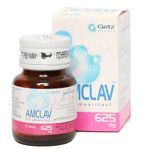 Amclav Tablets 625mg (Amoxicillin/Clavulanic Acid) - Getz Pharma | derma.pk
