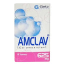 Amclav Tablets 625mg (Amoxicillin/Clavulanic Acid) - Getz Pharma | derma.pk photo 1