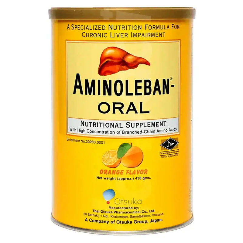 Aminoleban Supplement 450gm — Oral Amino Acid Powder for Liver Disease
