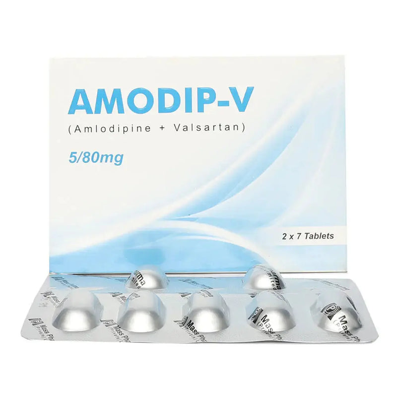 Amodip-V Tablets 5mg/80mg — Amlodipine + Valsartan