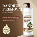 Sadoer Anti Dandruff Coconut Oil Nourishing Smooth Fluffy Shampoo 500ml photo 2
