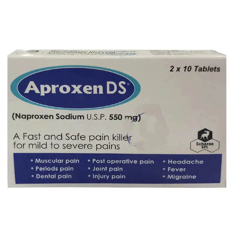 Aproxen DS 550 mg Tablets – Pain & Inflammation Relief
