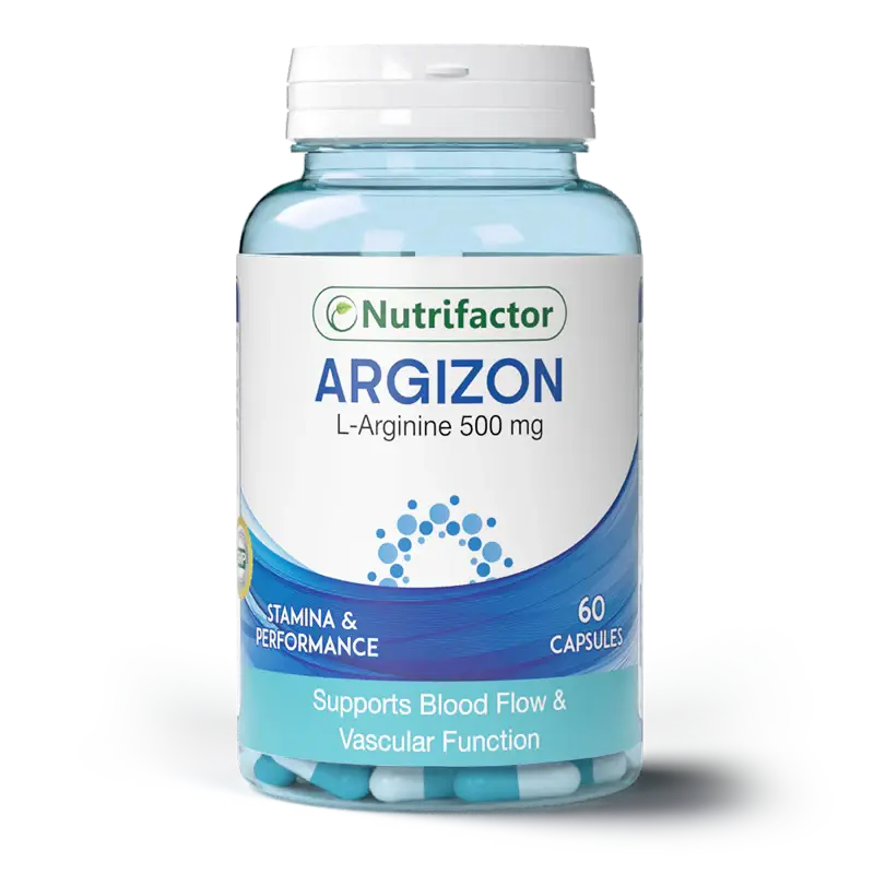 Argizon Nitric Oxide Booster Capsules by Nutrifactor