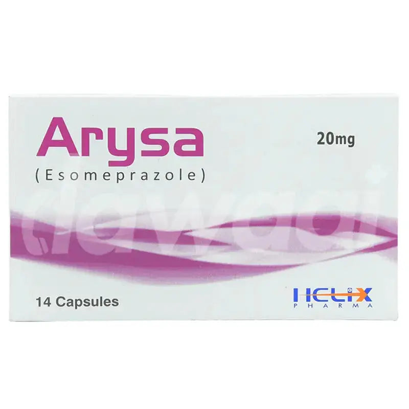 Arysa 20mg Capsule – Esomeprazole Proton Pump Inhibitor for Acid Reflux