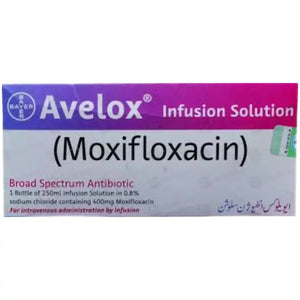 Avelox IV Infusion 400mg/250ml (Bayer) - Buy Online at derma.pk