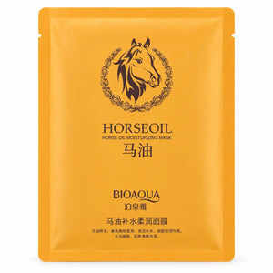 Bioaqua Horse Oil Nourishing Sheet Mask for Deep Hydration