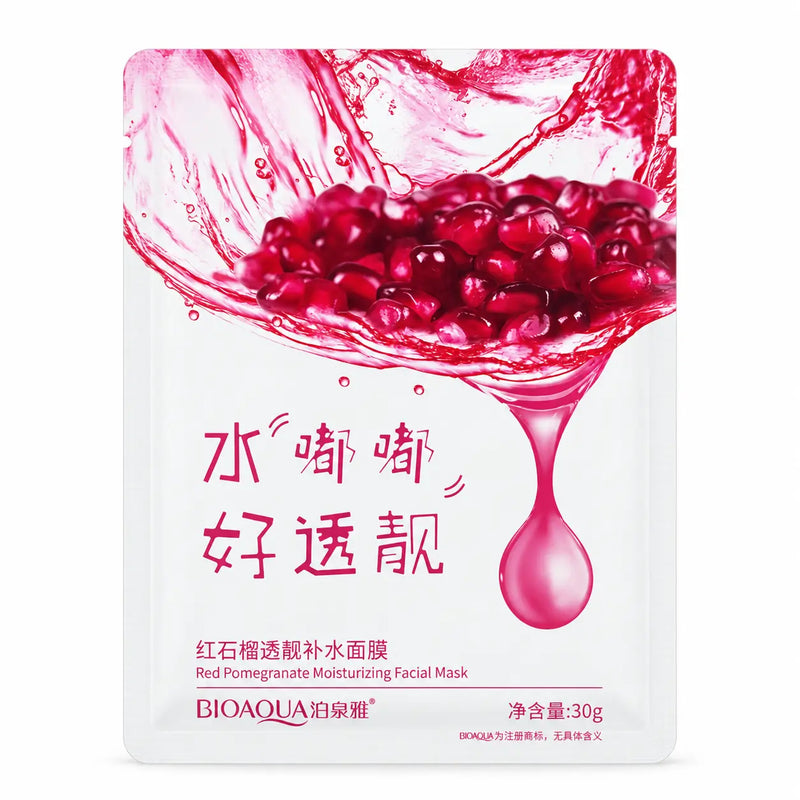 Bioaqua Red Pomegranate Moisturizing Facial Mask