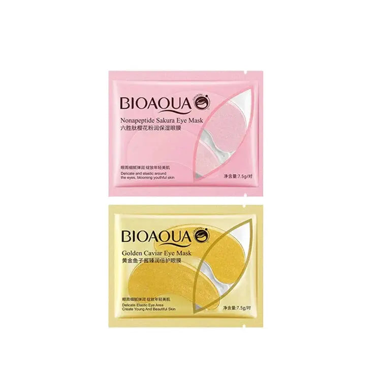 Bioaqua Golden Caviar & Hexapeptide Sakura Eye Mask - Pack of 2