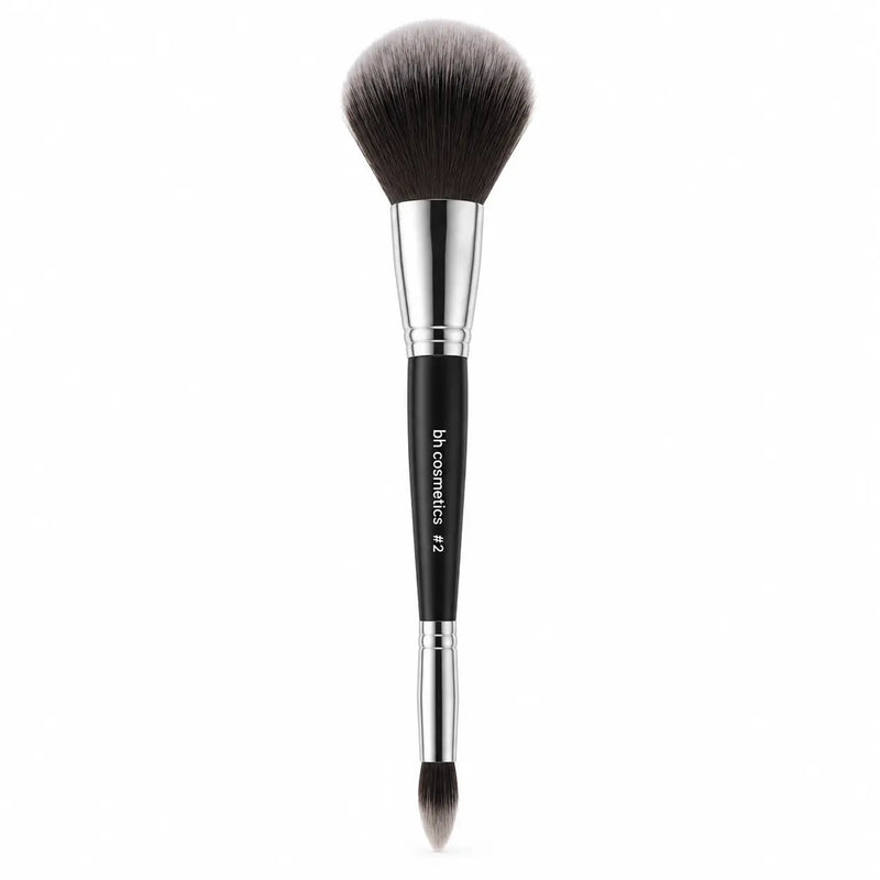 bh cosmetics Duo Brush #2 (Crystal Quartz line)