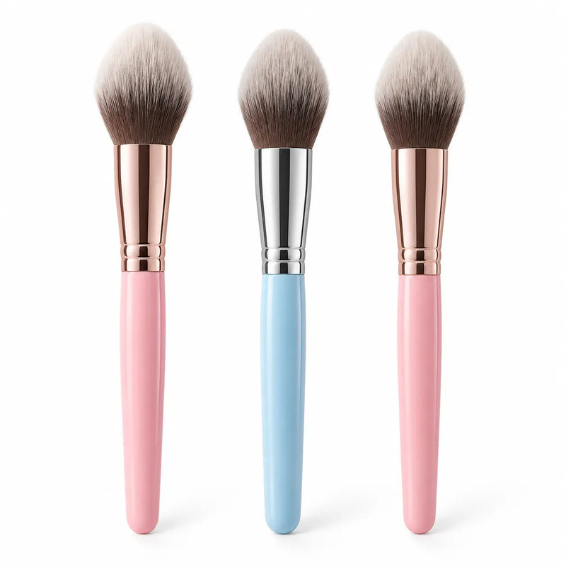 Tapered Blending Brush Trio (2 Pink + 1 Blue)