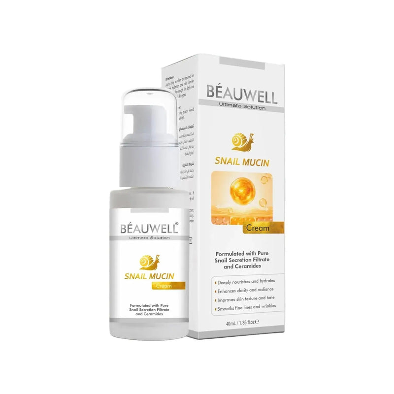 Beauwell Snail Mucin Barrier Repair Cream — Hydration & Plump Skin