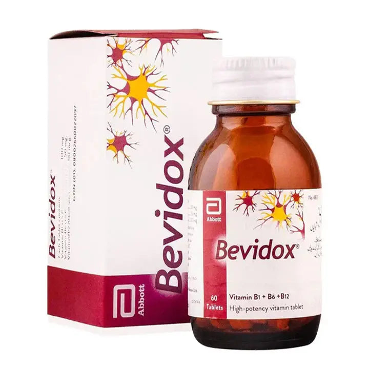 Bevidox 60 Tablets — Vitamin B Complex for Nerve Support