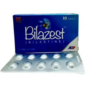 Bilazest 20mg (10 Tablets) - Non-Sedating Allergy Relief - AGP