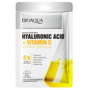 BioAqua Hyaluronic Acid + Vitamin C Facial Mask – Brightening & Hydration photo 1