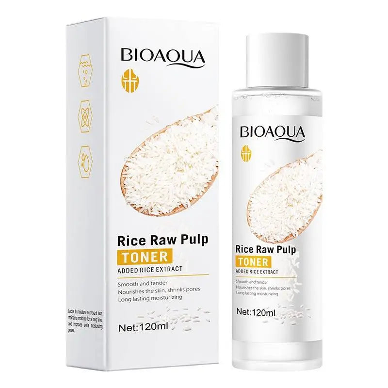 BIOAQUA Rice Raw Pulp Toner - Nourishing & Shrink Pores - 120ml