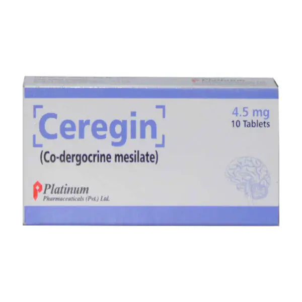 Ceregin 4.5mg Tablets — Cerebral Insufficiency Support
