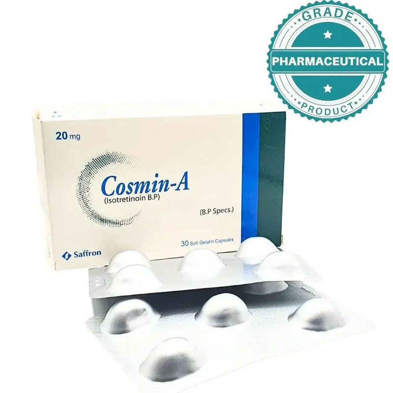 Cosmin-A Capsules (Isotretinoin B.P) 20mg