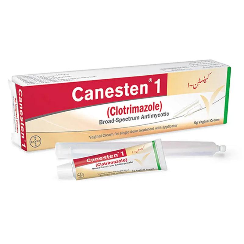 Canesten 1% Vaginal Cream 5g – Clotrimazole Antifungal Treatment