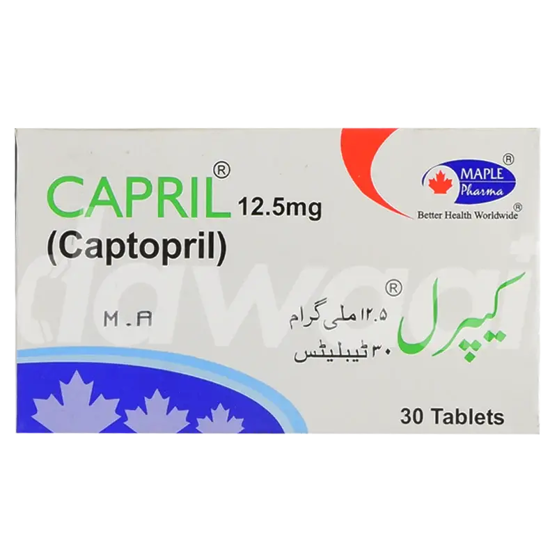 Capril 12.5mg Tablet — Captopril for Hypertension & Heart Health
