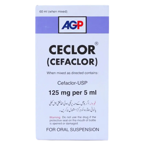 Ceclor 60ml Suspension 125mg/5ml - derma.pk