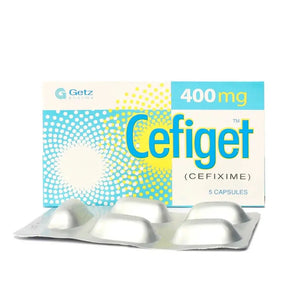Cefiget Capsules 400mg (5 Capsules) - Getz Pharma | derma.pk