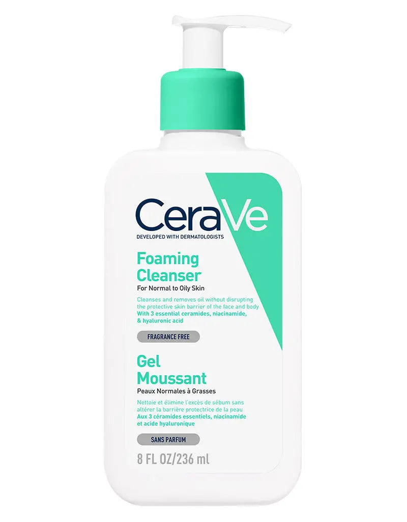 CeraVe Foaming Cleanser with Niacinamide for Normal to Oily Skin 236ml