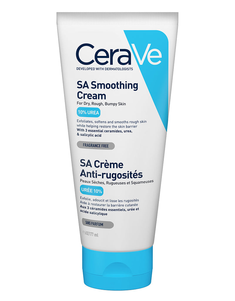 CeraVe SA Smoothing Cream Tube with Salicylic Acid for Dry, Rough & Bumpy Skin 177ml