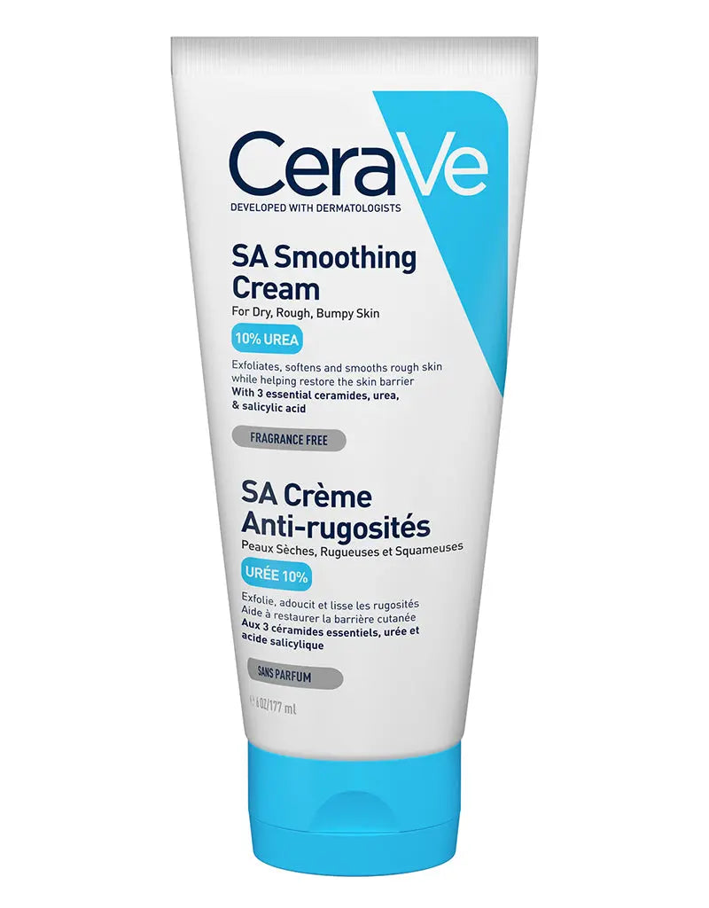 CeraVe SA Smoothing Cream Tube with Salicylic Acid for Dry, Rough & Bumpy Skin 177ml
