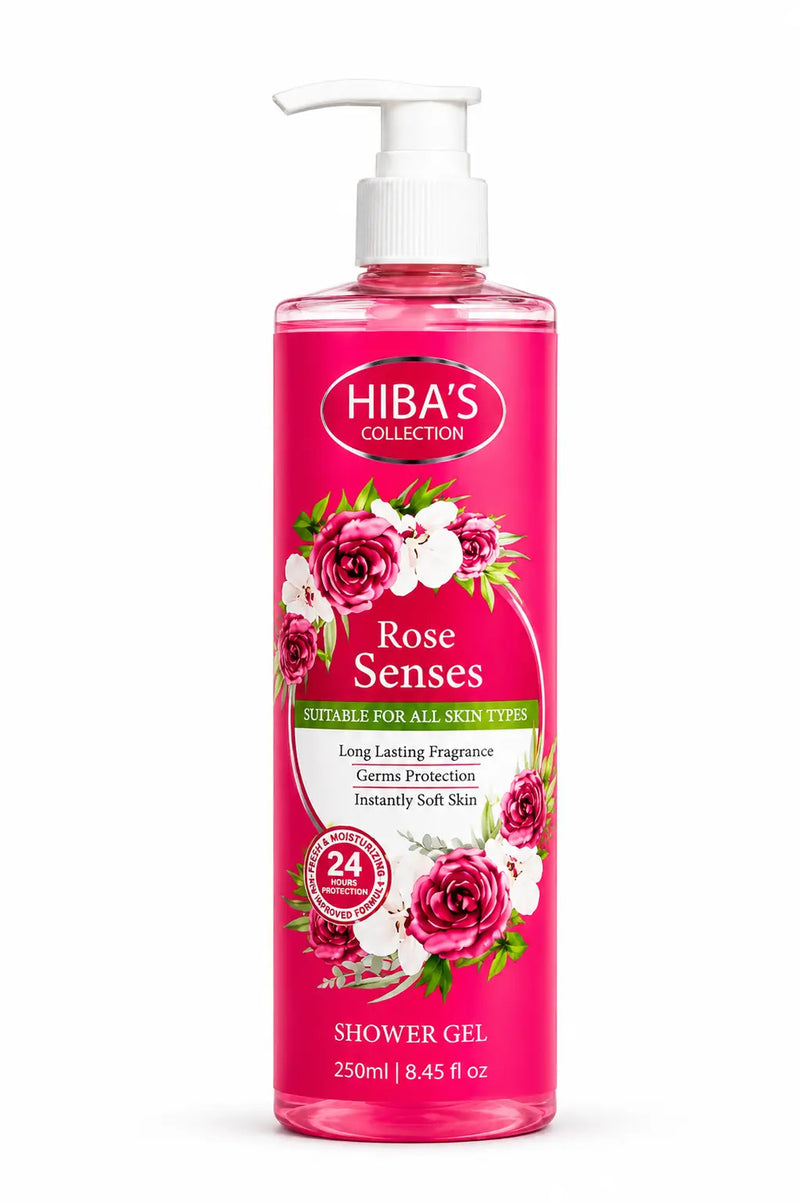 Hiba's collection Rose senses Shower Gel 250ml