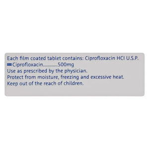 Ciproxin 500mg Tablets (10 Tablets) - Bayer Pharma - derma.pk