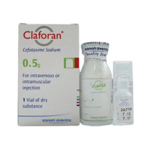 Claforan IV/IM Injection 0.5g (Cefotaxime) - Sanofi-Aventis | derma.pk