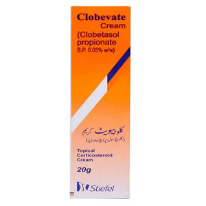 Clobevate Cream 20g – Clobetasol for Eczema & Psoriasi