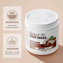 SADOER Coconut Oil Hair Mask - Repair & Frizz Control for Dry/Damaged Hair - 500g photo 4