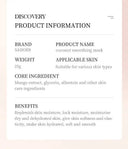 SADOER Botany And Fruits Coconut Smoothing Face Sheet Mask photo 3