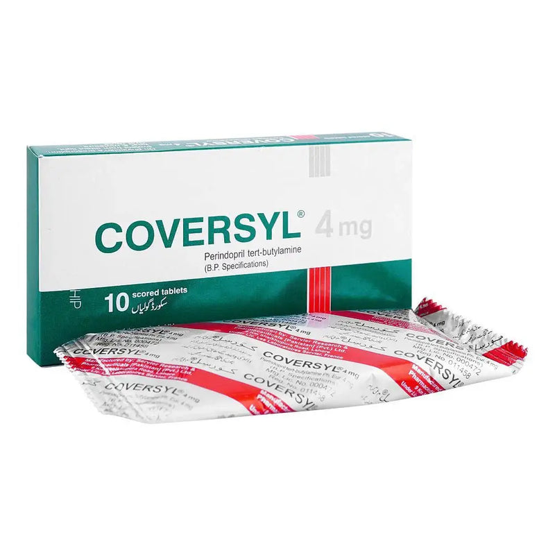 Coversyl Tablets 4mg – Perindopril ACE Inhibitor for Hypertension