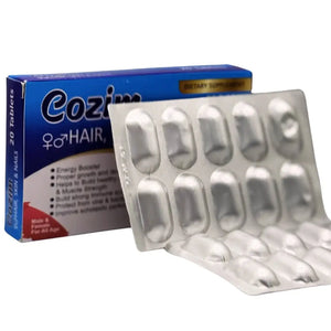 Cozim Tablets with Biotin and Zinc for strong hair growth and clear skin