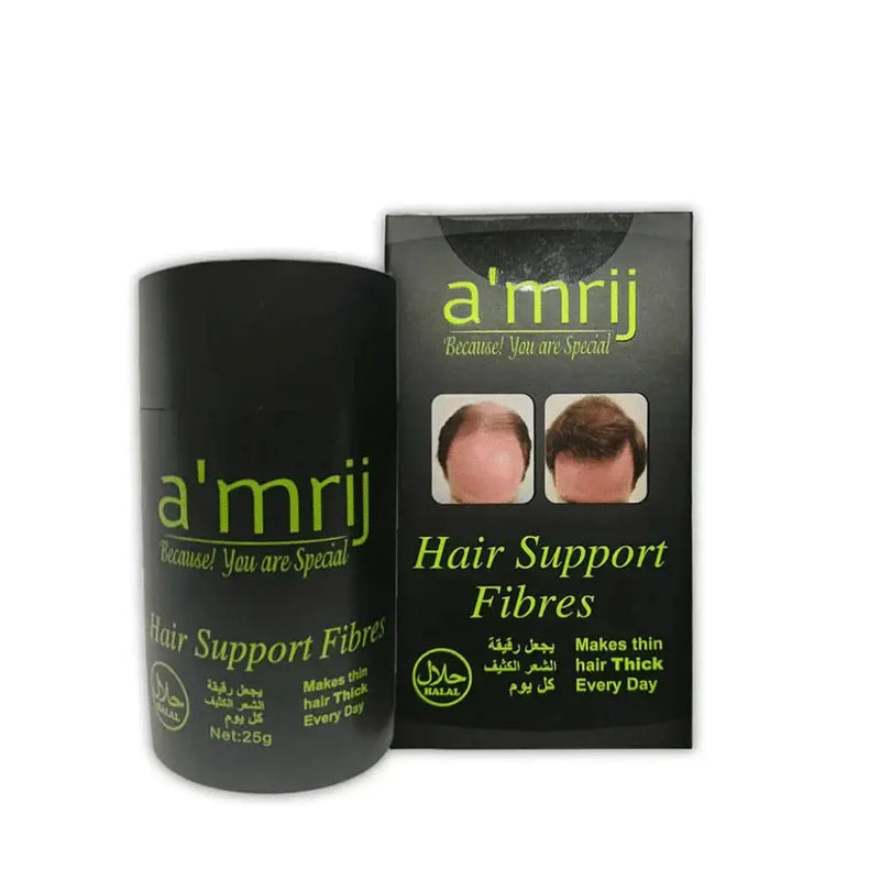 A'mrij Hair Thickening Fibres in Black 1