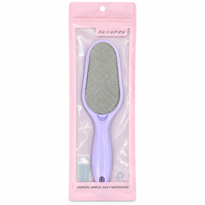 Double-Sided Foot File & Callus Remover (Purple)