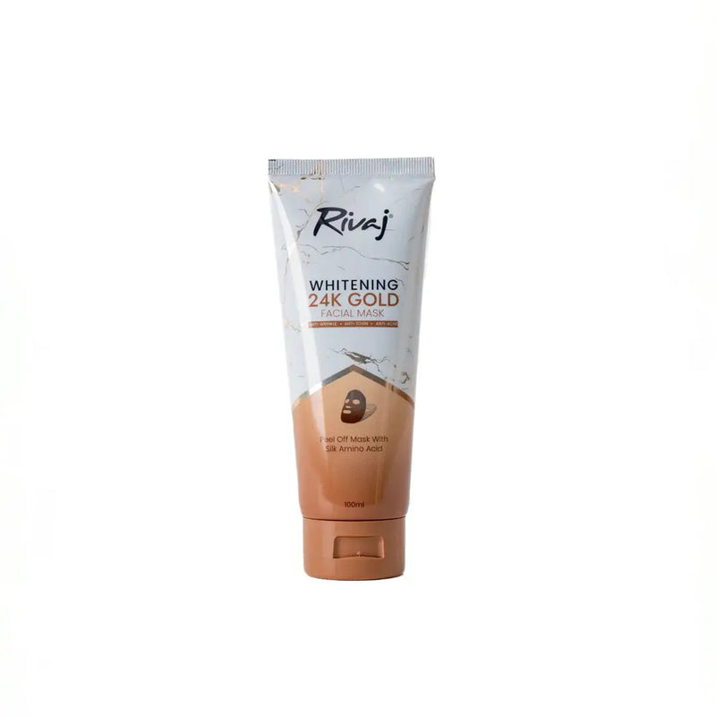 Rivaj 24K Gold Facial Mask 100ml – Brightening & Radiance Boost
