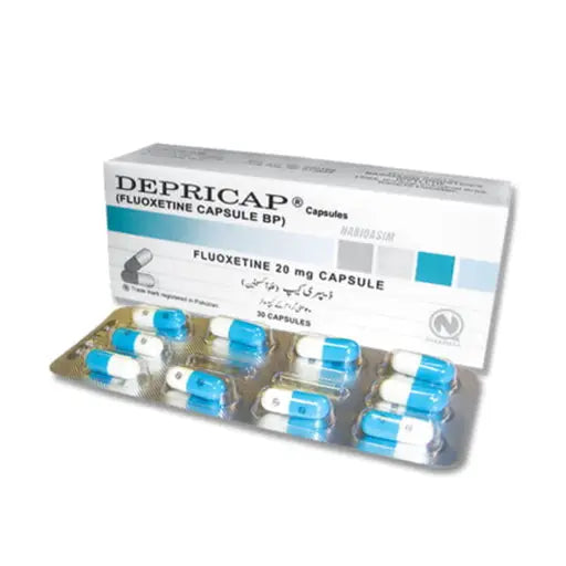Depricap 20mg Capsules – Fluoxetine HCl for Depression & Anxiety