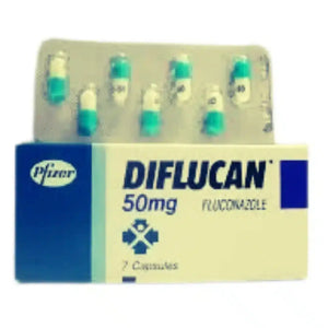 Diflucan Capsules 50mg (Pack of 7) - Treat Fungal Infections (Prescription Required)