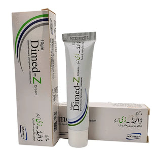 Maxitech Dimed-Z antifungal anti-inflammatory cream 10g for fungal skin infections